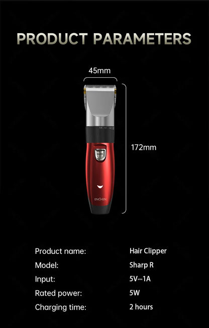ENCHEN Sharp R Professional Cordless Hair Clipper Ultra Power