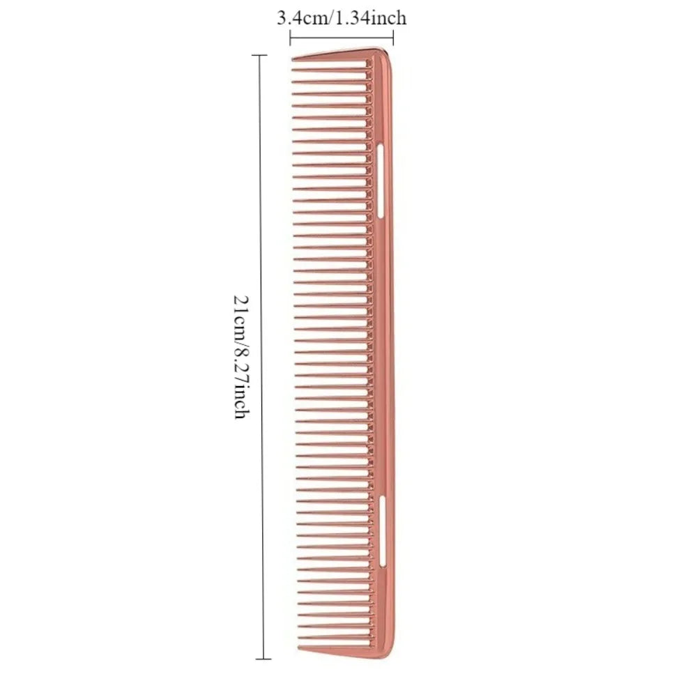 Professional Hairdressing Combs Aluminium Hair Comb Rat Tail