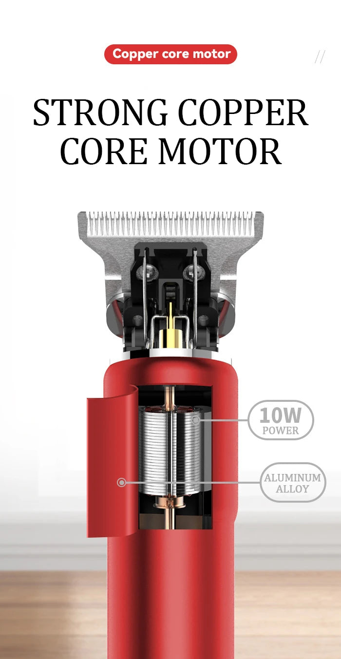 Kemei KM-1759 Waterproof 10W Hair Trimmer For Men