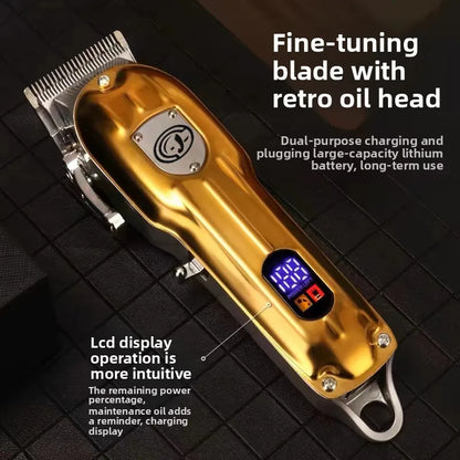 Barber Hair Clippers Professional Cordless Hair Trimmer for Men