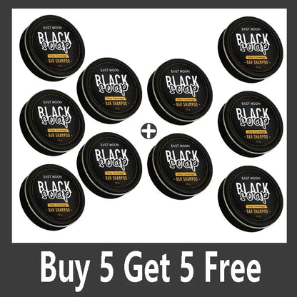 Men's Black Hair Soap Hair Darkening Soap Shampoo