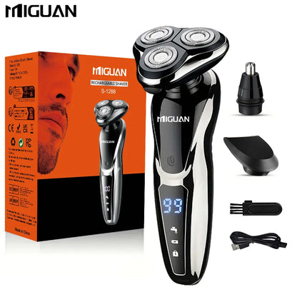 Electric Razor For Men  3 In 1 Electric Shaver Nose Hair Trimmer