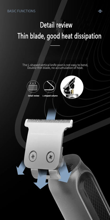 Kemei Rechargeable Electric Cordless Hair Clipper Trimmer