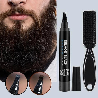 Hot Sale Beard Filling Pen Kit Beard Enhancer Brush Beard Coloring