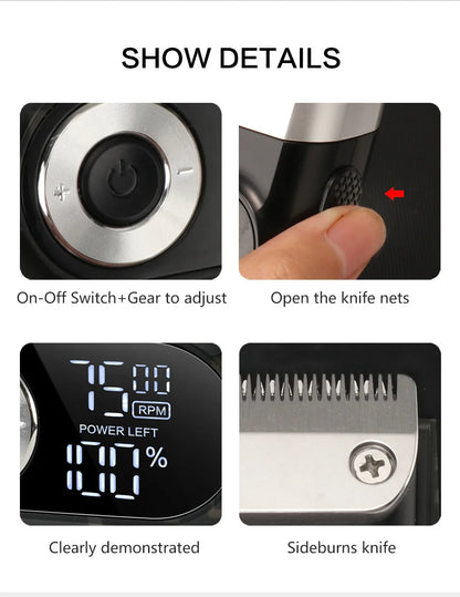 Kemei KM-2299 KM-2026 KM-5083 Professional Hair Clipper Kit