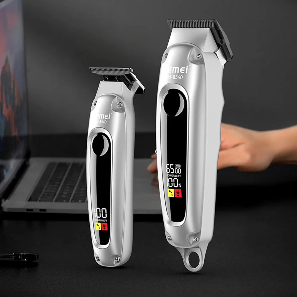Kemei Professional Barber Hair Clippers and Trimmers Set