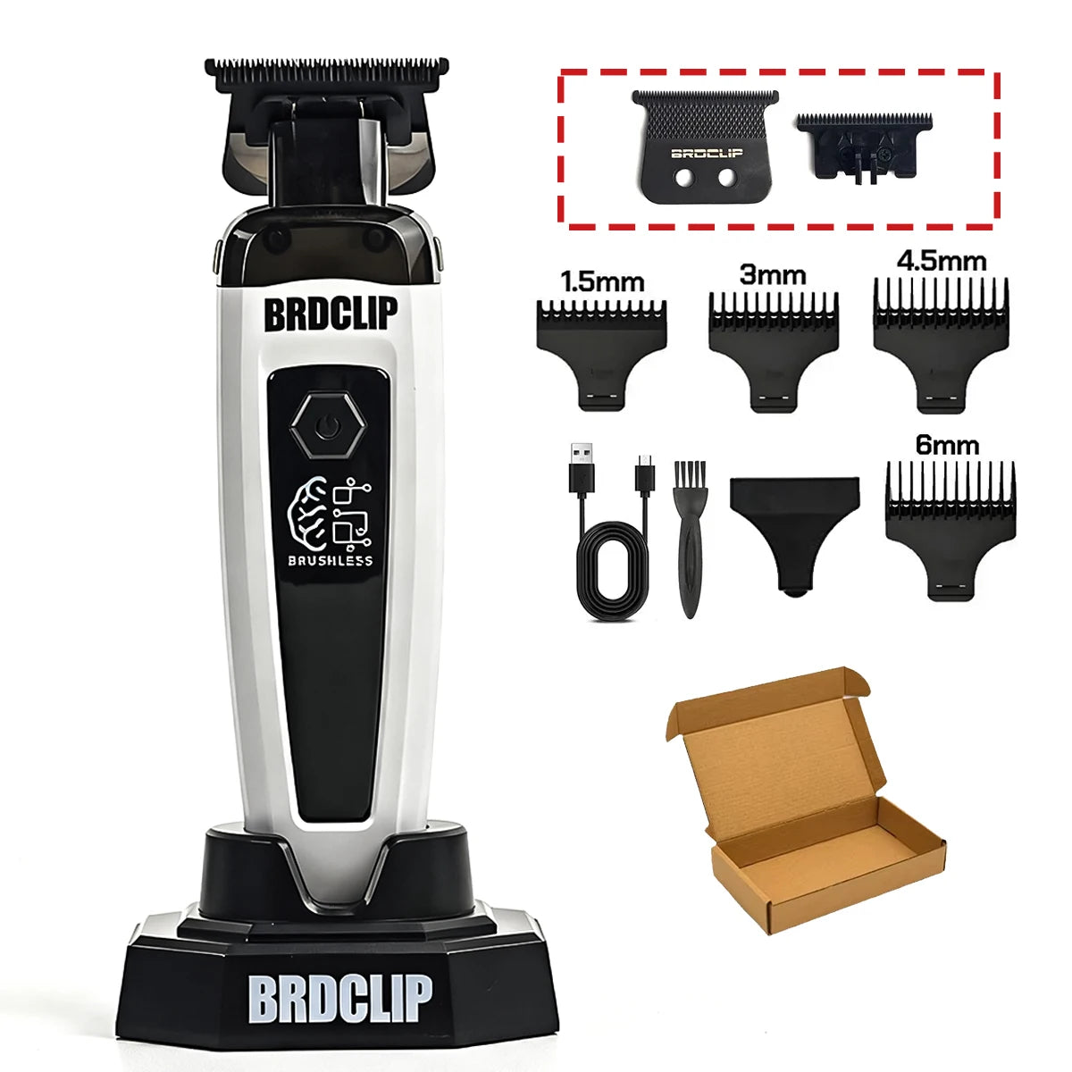 Brushless Motor Professional Hair Trimmer 7500RPM