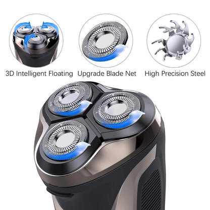 New Beard Shavers for Men Electric Razor Cordless FK-373