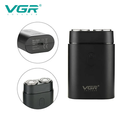 VGR 341 mini single blade cordless beard trimmer razor
