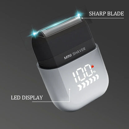 Kemei Electric Shaver Mini Portable Shaver Electric Razor for Men