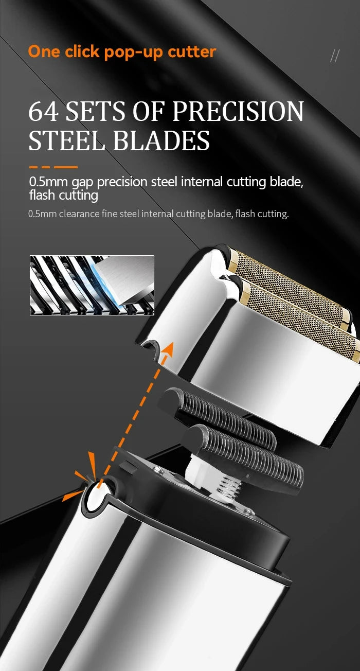 Kemei KM-TX5 Premium Chargeable Battery Electric Shaver