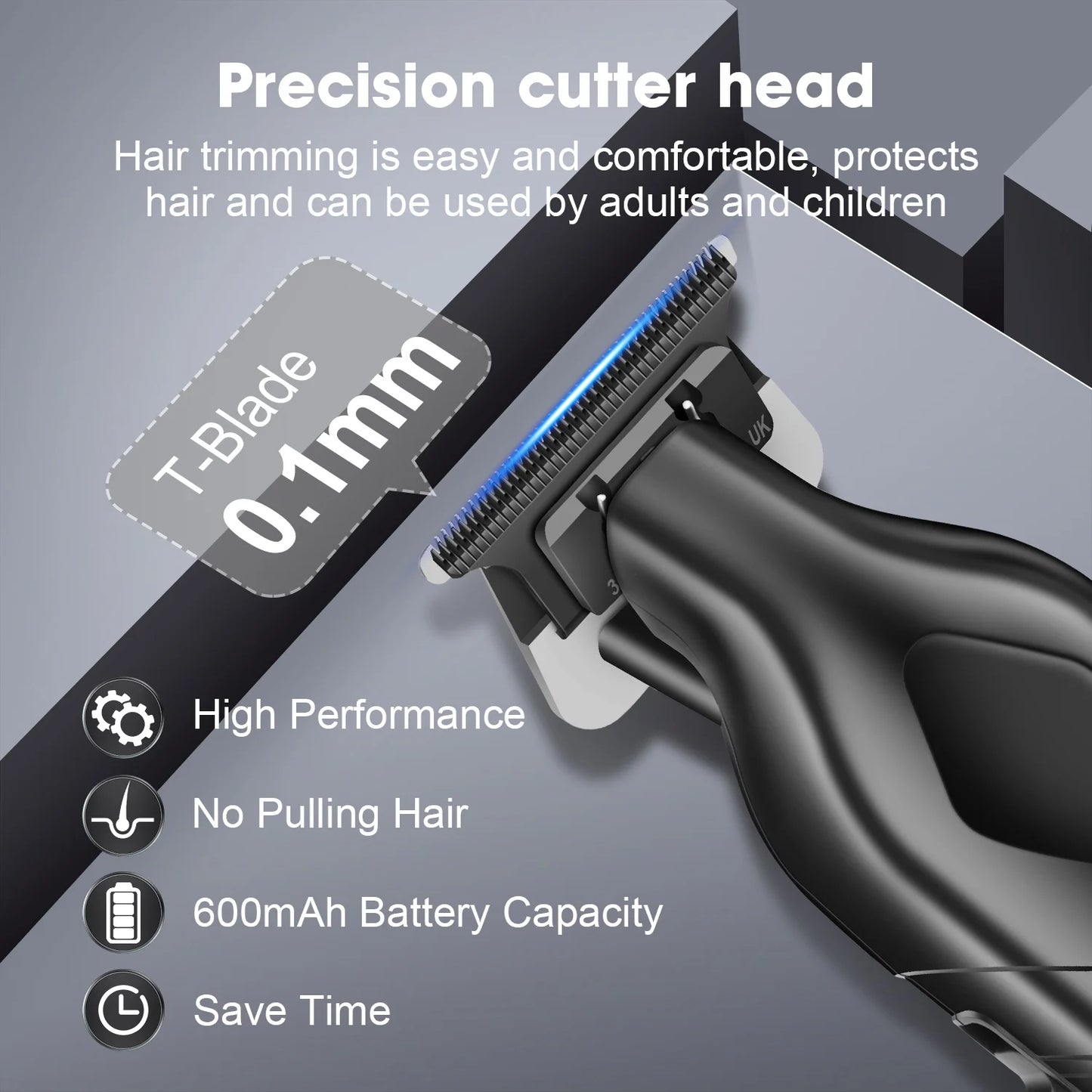 hiena 212 Professional Hair Cutter Mans Hair Clipper Set