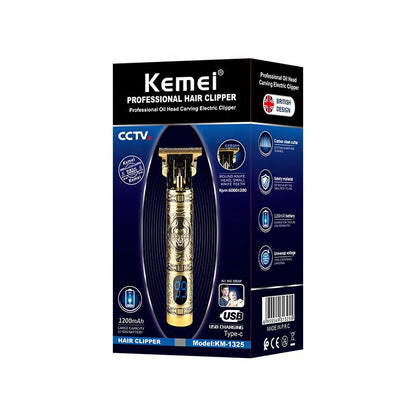 Original Kemei Metal Housing Hair Trimmer For Men Professional Lithium