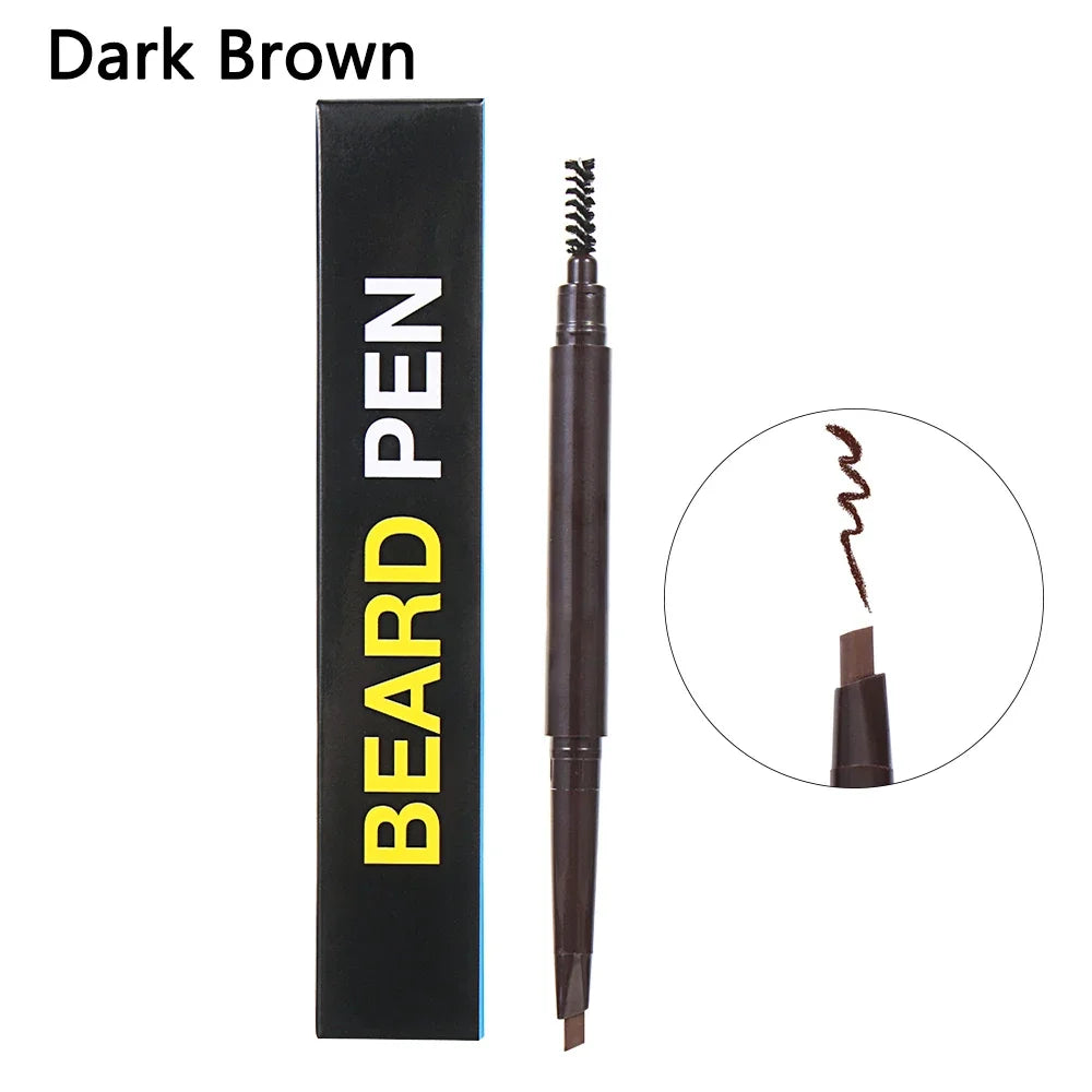 Waterproof Beard Pen Men Whisker Pencil Filler Pencil Brush