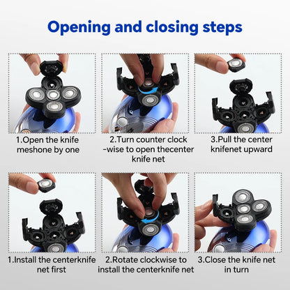 Five in one men's electric shaver set