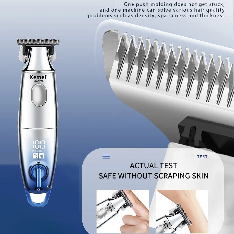 Kemei 3230 0mm Professional Hair Trimmer For Men