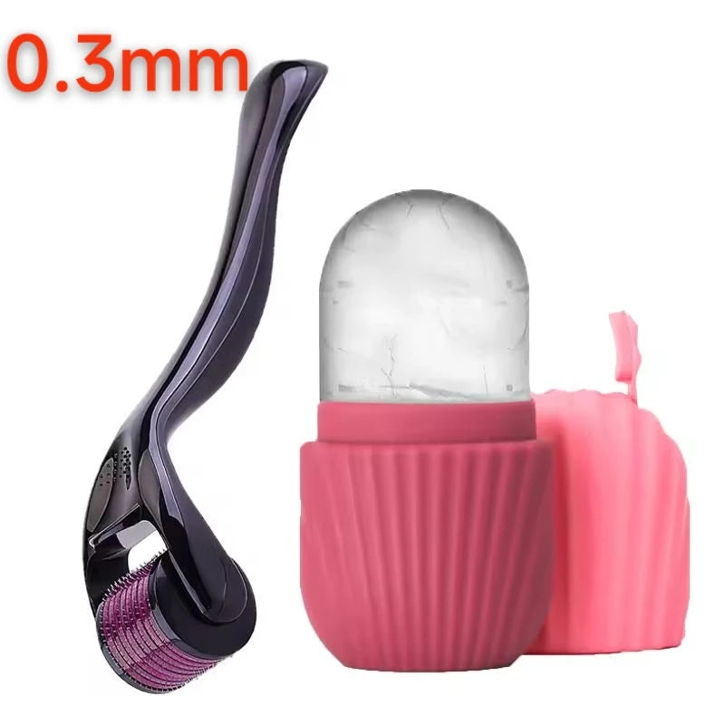 Ice Facial Roller Tool Skin Care Beauty Two-Piece Set Suitable