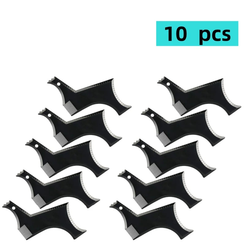 Men Beard Styling Template Stencil Beard Comb Beard Shaping
