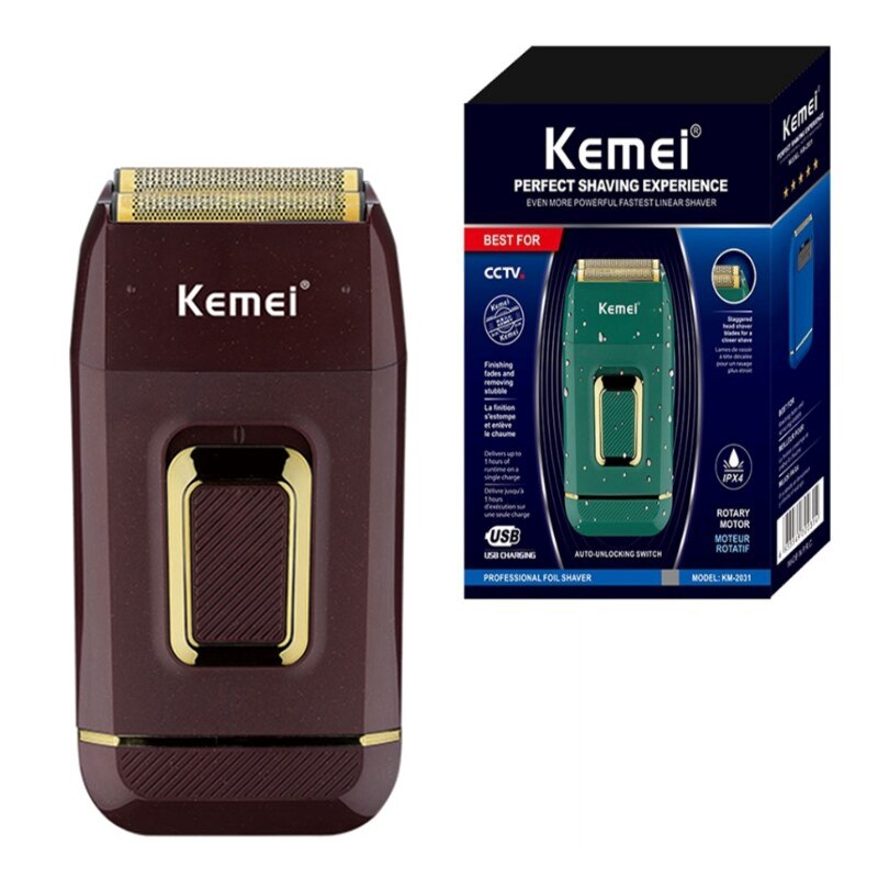 Original Kemei Electric Shaver Hair Beard Stubble Facial Electric Razor