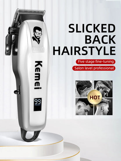 Kemei Pg809A Adjustable Powerful Hair Clipper Barber Electric Hair Trimmer