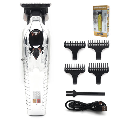 Hair Trimmer for Men Zero Gapped DLC T Blade Oil Head LED Display