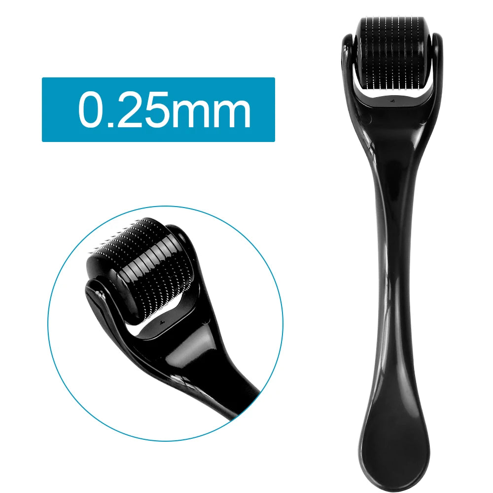 Professional Titanium Derma Roller for Facial Body Hair Growth