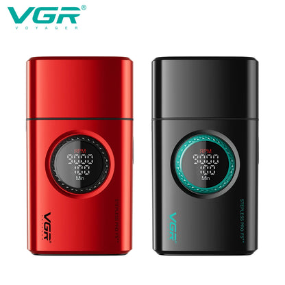 VGR Shaver Professional Beard Trimmer Portable Shaving Machine  V-377