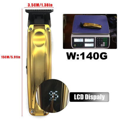 Hair Trimmer for Men Professional DLC Blade T-Blade Zero Gapped