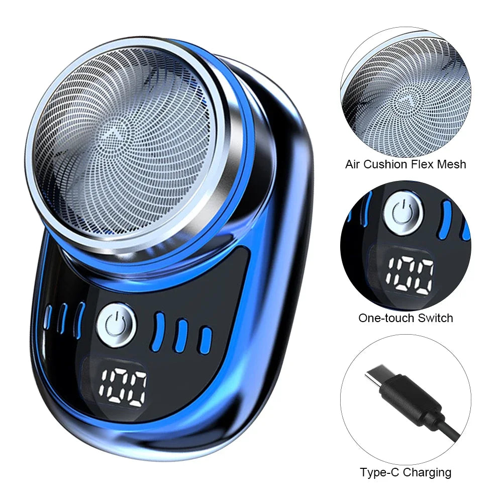 Mini Electric Travel Shaver For Men Pocket Size Beard Razor