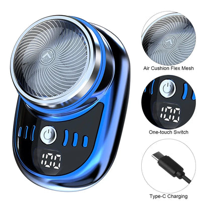 Mini Electric Travel Shaver For Men Pocket Size Beard Razor