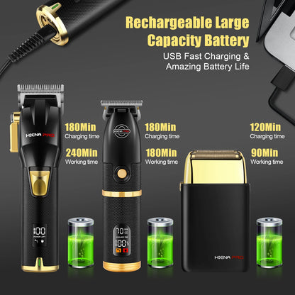 HIENA Hair cutting machine electric Trimmer hair clipper  set