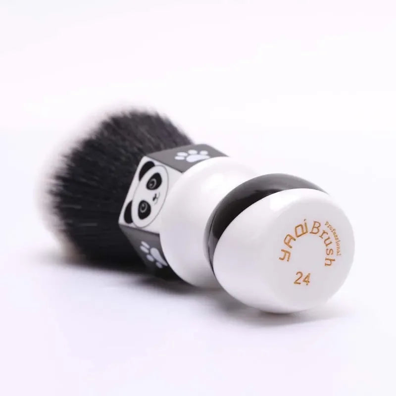 YAQI 24mm Panda Tuxedo Knot Men's Shaving Brush