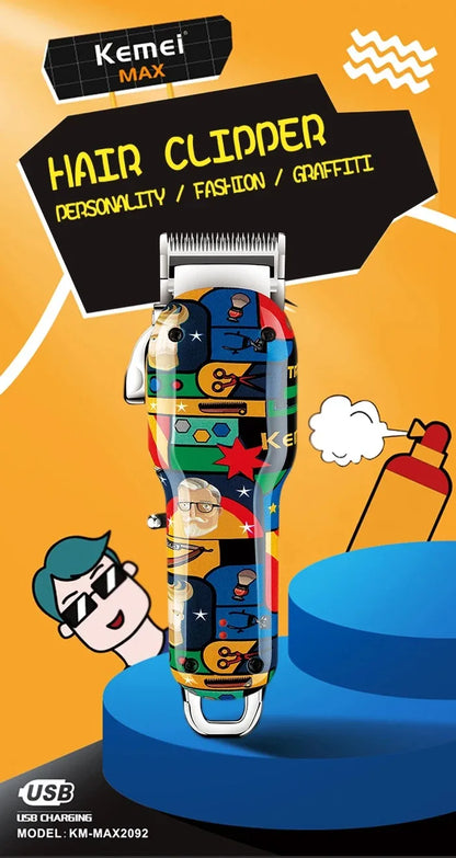 Kemei Electric Hair Clipper Shaver Km-MAX2092 KM-MAX5090 KM-RS7098