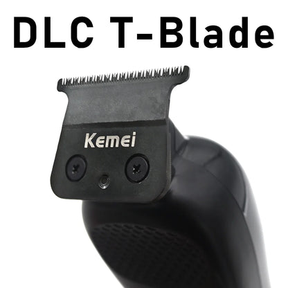 Kemei KM-999 Hair Trimmer for Men DLC T-Blade Zero Gapped