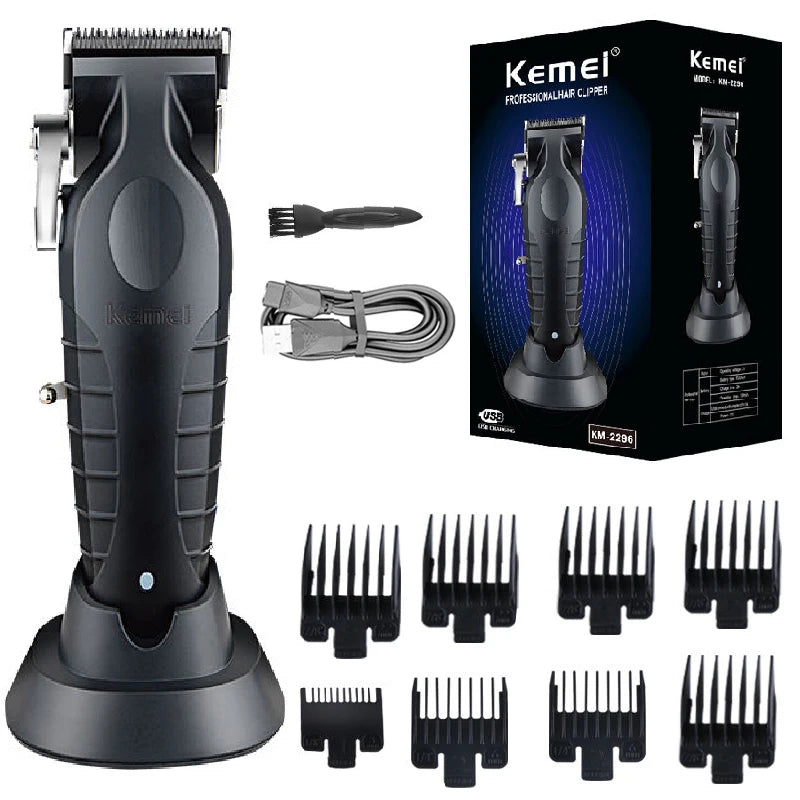 Kemei Professional Hair Clipper For Men Adjustable Hair Trimmer