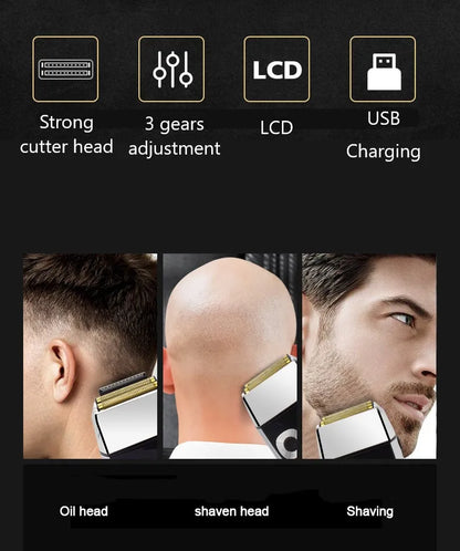 Kemei hair clipper men's trimmer kit km-5027 km-2028 clipper