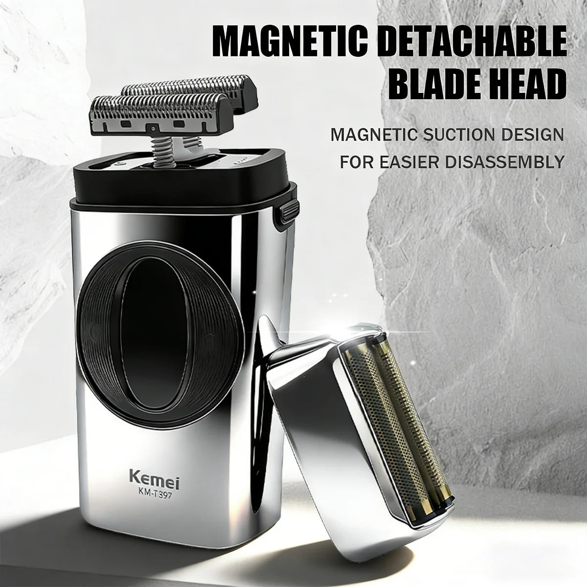 Kemei Beard Trimmer Professional IPX7 2 IN 1 KM-397