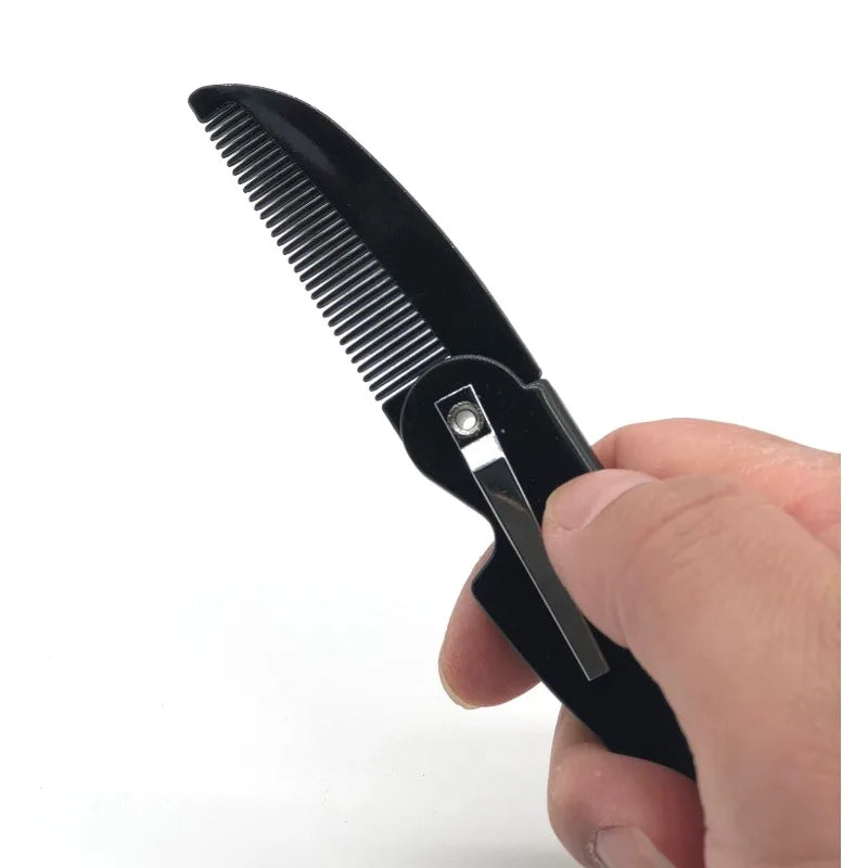 Portable Folding Beard Comb Mustache Comb Small Pocket