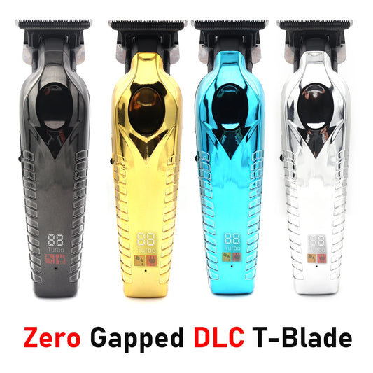 Hair Trimmer for Men Zero Gapped DLC TBlade Oil Head LED Display