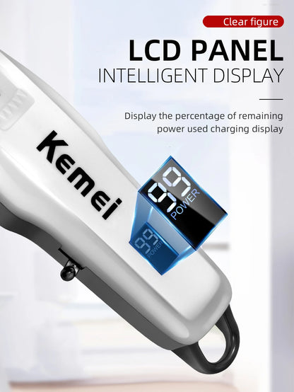 Kemei Pg809A Adjustable Powerful Hair Clipper Barber Electric Hair Trimmer