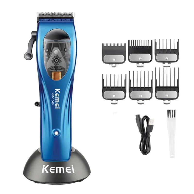 Kemei Professional Barber Cordless Hair Clipper Electric Trimmer