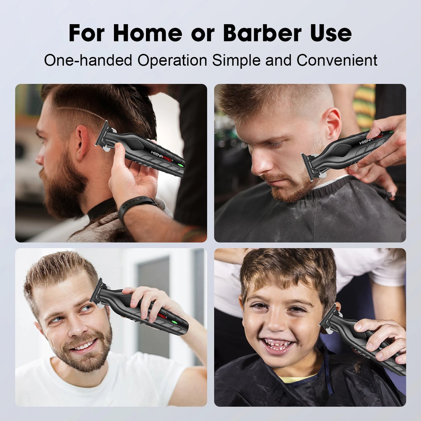 hiena 212 Professional Hair Cutter Mans Hair Clipper Set