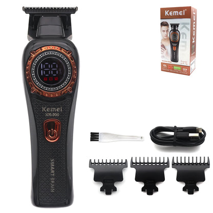 Kemei KM-999 Hair Trimmer for Men DLC T-Blade Zero Gapped