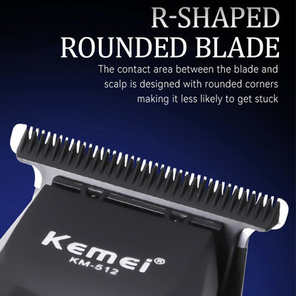 KM-512 Hair Clipper Electric Thruster USB Charging High Speed