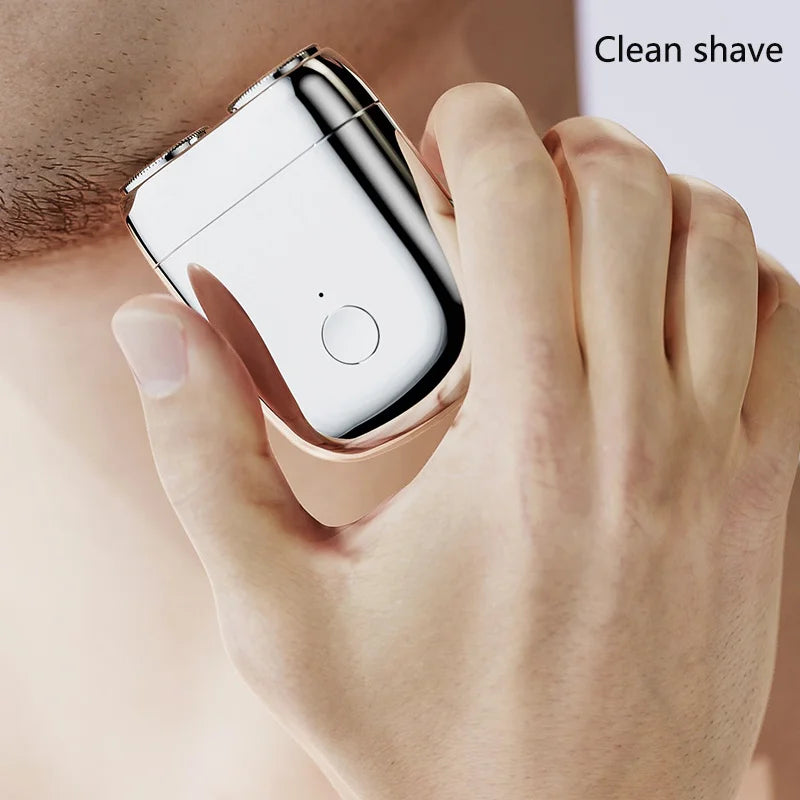 Men's electric razor Mini Double Head Electric Shaver