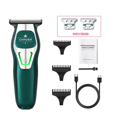 Powerful Professional Hair Trimmer Men 0 MM T Blade Electric Clipper