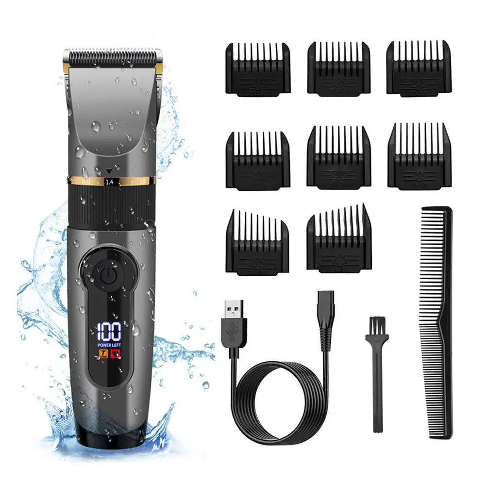 Man's Smart Washable Barber Professional USB Charging Edge