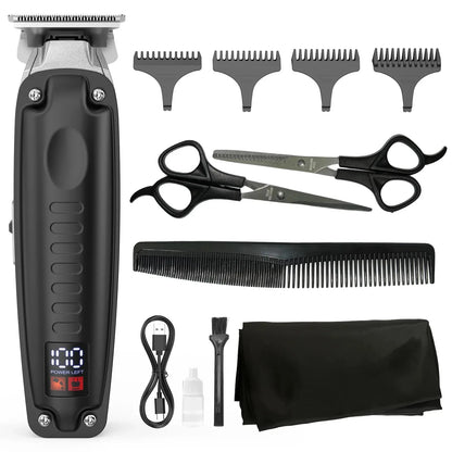 Professional Men's Hair Clipper Kit Cordless Trimmer