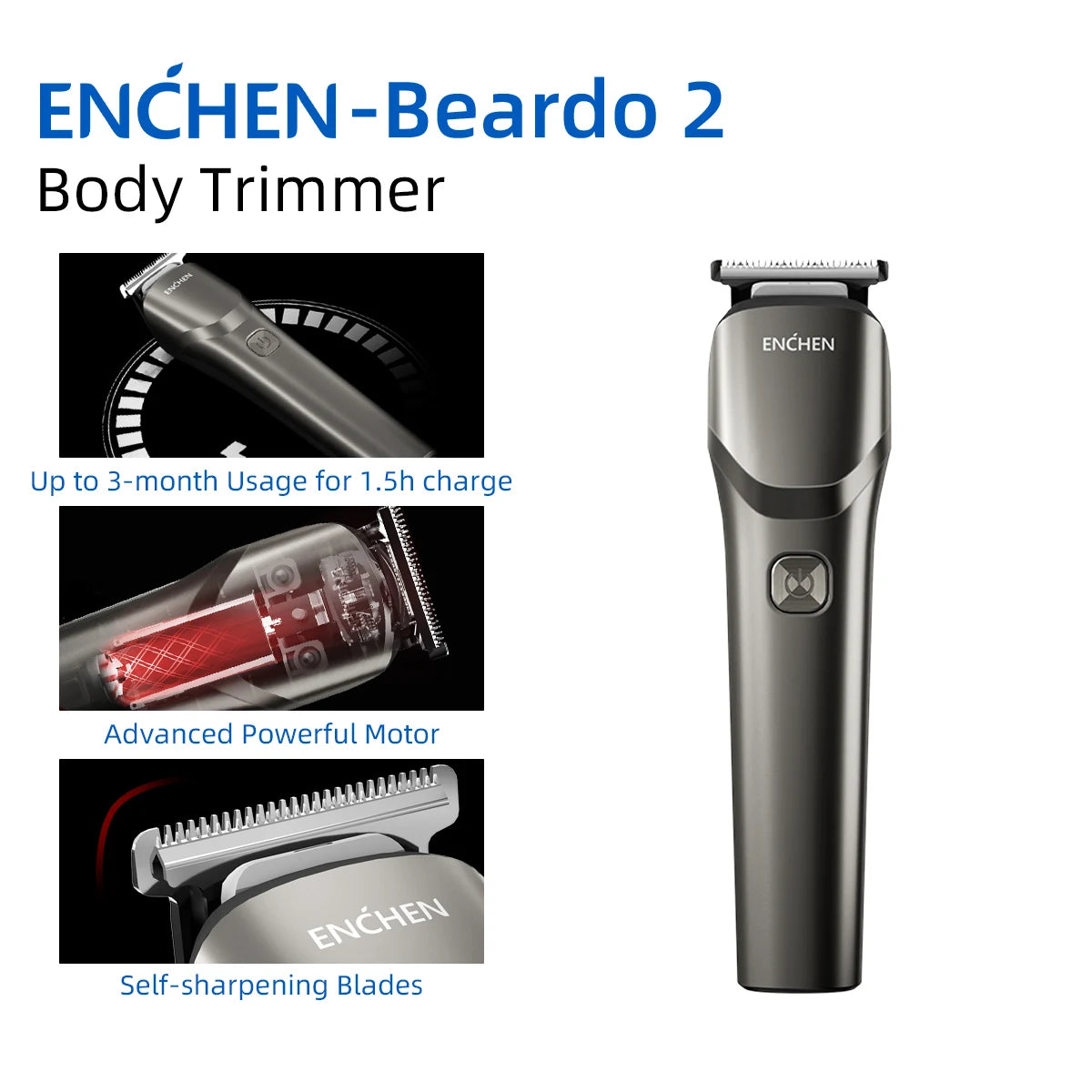 ENCHEN Hair Trimmer Professional Hair Clipper Hair Cutting Machine