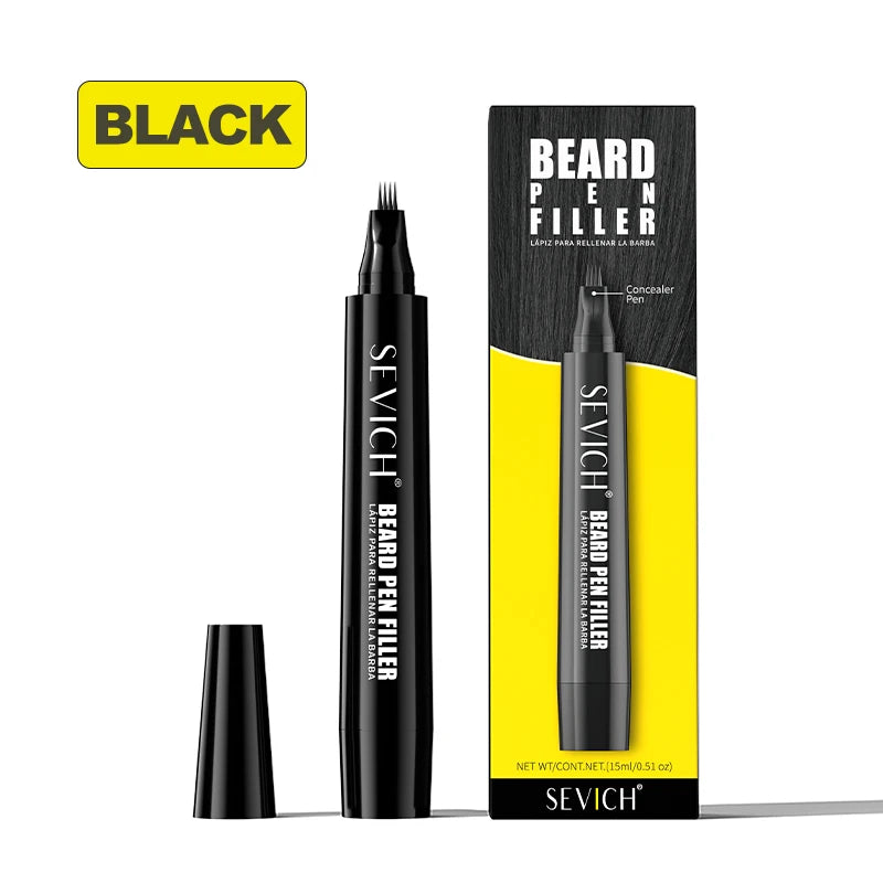 Beard Filler Pen Men Beard Pencil Filler Color Dye Pen